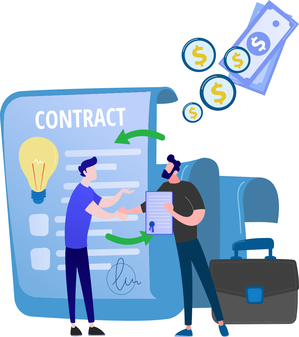 ربط عقود المقاولين